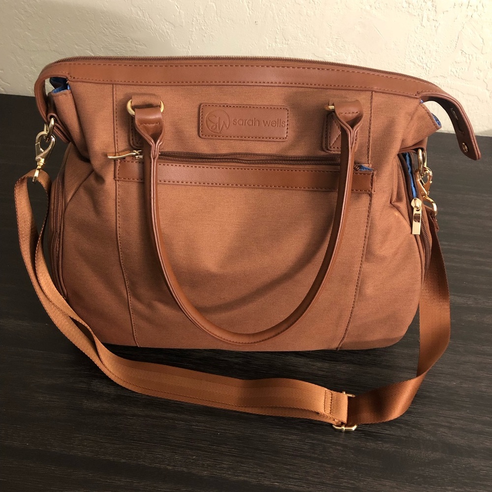 Sarah Wells Claire Breast Pump Bag, Brown